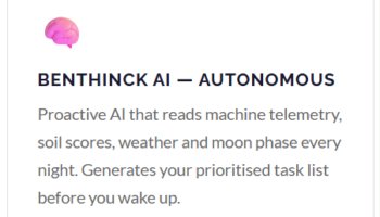 AGRI365 – Benthinck AI – Autonomous